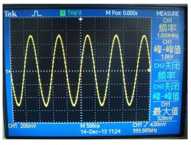 AD9854 100Mhz Sine Wave DDS Signal Generator + PC Software Contr
