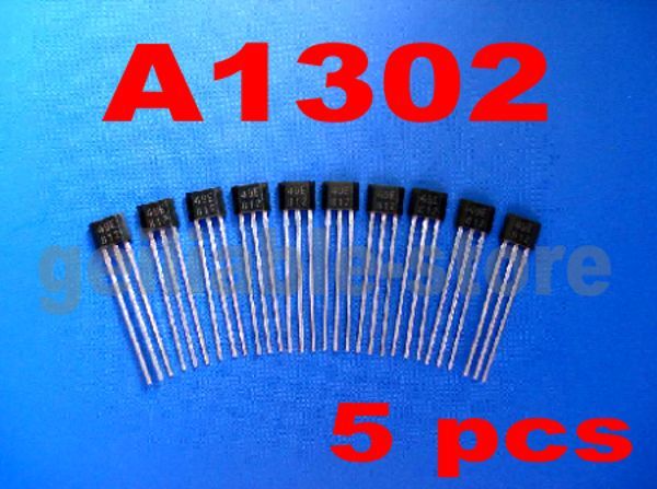 5 pcs A1302 Ratiometric Hall Effect Sensors New