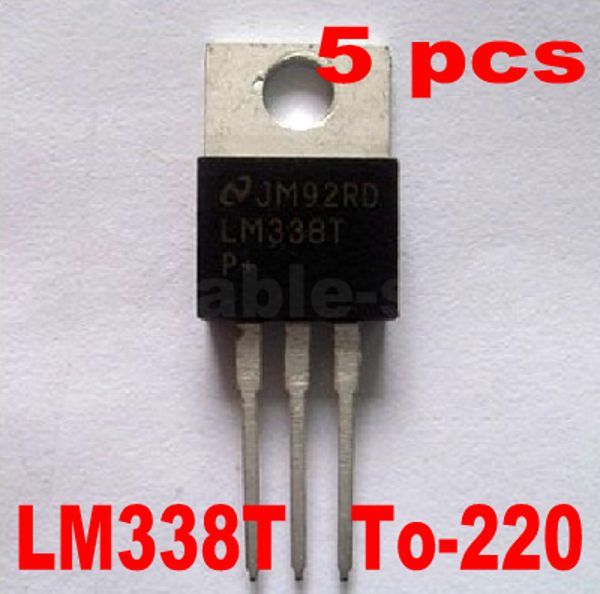 5 pcs LM338T LM338 Voltage Regulator Adjustable 1.2V To 32V 5A N