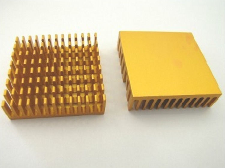 10 pcs 40*40*11mm Aluminum HeatSink Chip for PC IC LED Power Tra