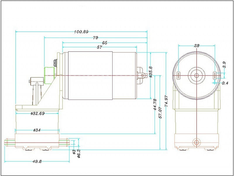 New DC12V 80Kpa DC Micro Piston Vacuum Pump Mini Pumping Air Pum