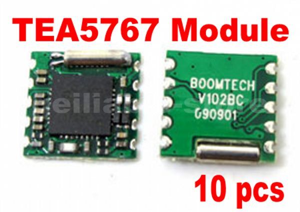 10 pcs Programmable Low-power FM Stereo Radio Module TEA5767 For