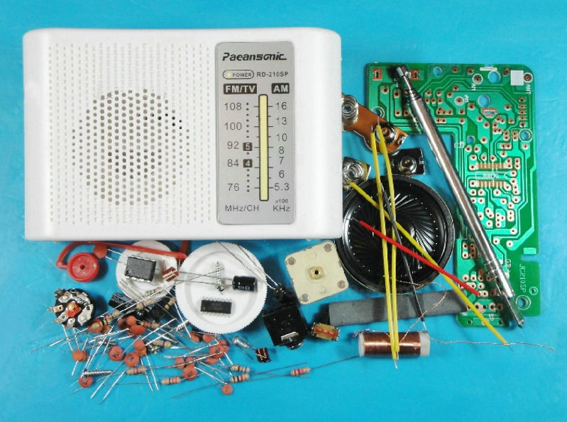 New AM/FM AM Radio Kit Parts CF210SP Electronic Production Suite