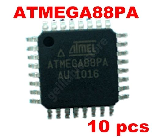 10 pcs ATmega88PA-AU ATmega88 mega88PA-AU MCU AVR TQFP-32 New