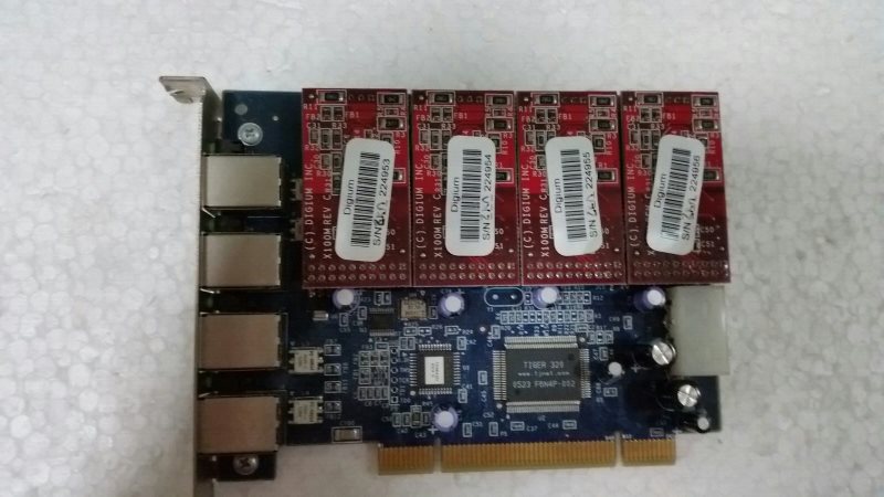 digium TDM400P 4 QUAD TDM PCI digium